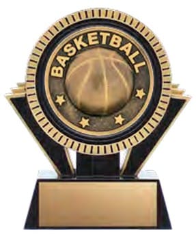 Apex Black Basketball Award 4 1/2