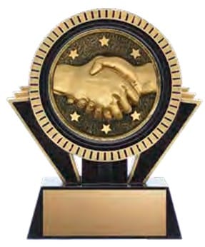 Apex Black Handshake Award 4 1/2