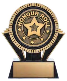 Apex Black Honour Roll Award 4 1/2
