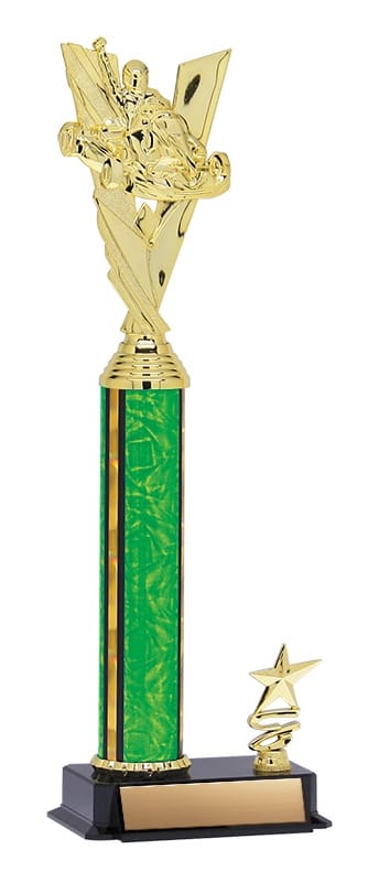 Aurora Series Trophy with round Column and Trim Figure 14