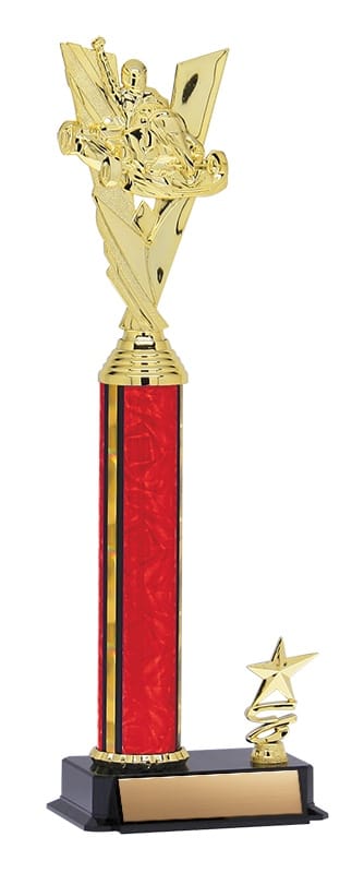 Aurora Series Trophy with round Column and Trim Figure 14