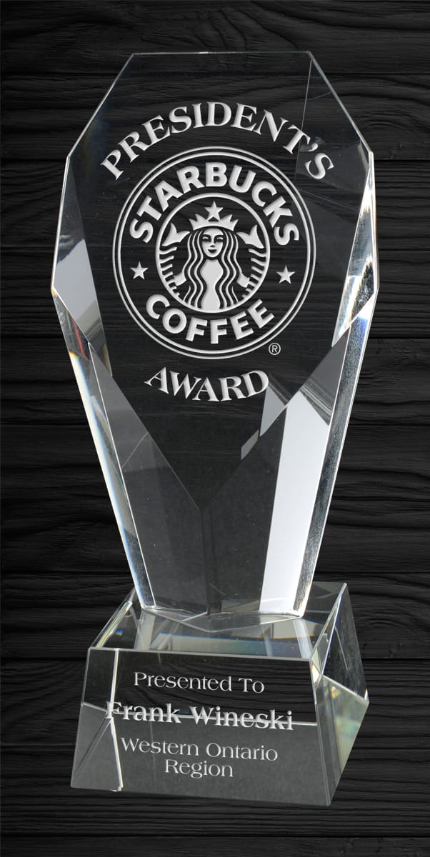 Burnaby Crystal Award 7 1/4