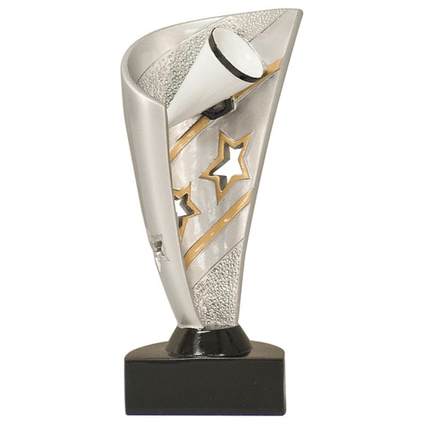 Cheer Trophy - Cheer Banner Resin Trophy (A4145) Cheer Trophy Quest Awards - Trophy
