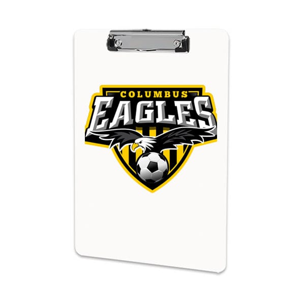 Clipboard Custom white Flat Clip 9 inchx12.5 inch