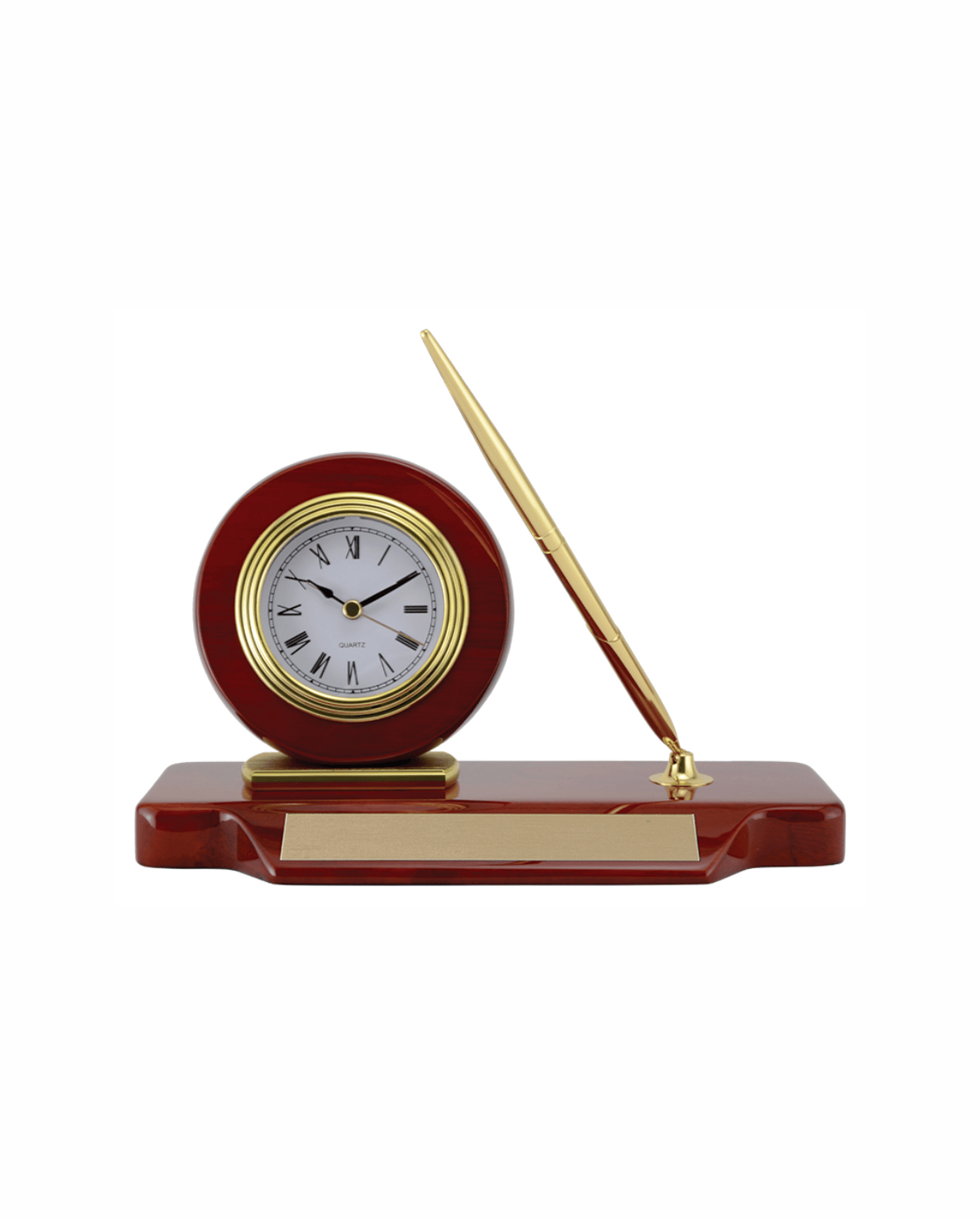 Clock - Mantle Clock with Pen Rosewood Piano (A3360) Clock PDU