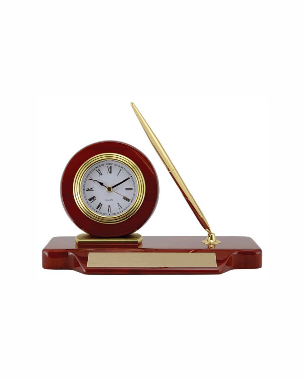 Clock - Mantle Clock with Pen Rosewood Piano (A3360) Clock PDU