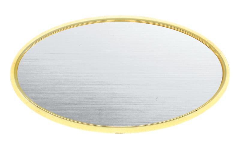 Contempo Series Oval Name Badge, 3 1/4
