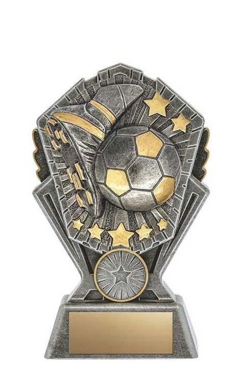 Cosmos Series Soccer Trophy Resin Award Caldwell Recognition