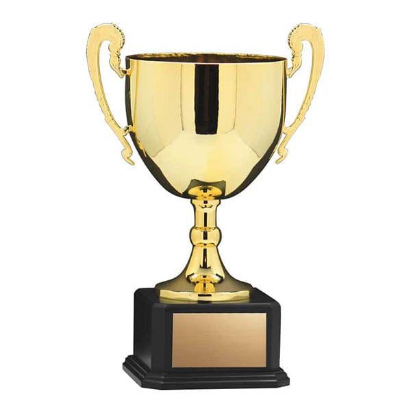 Metal Prestige cup 11 inch–13 1/2 inch – gold