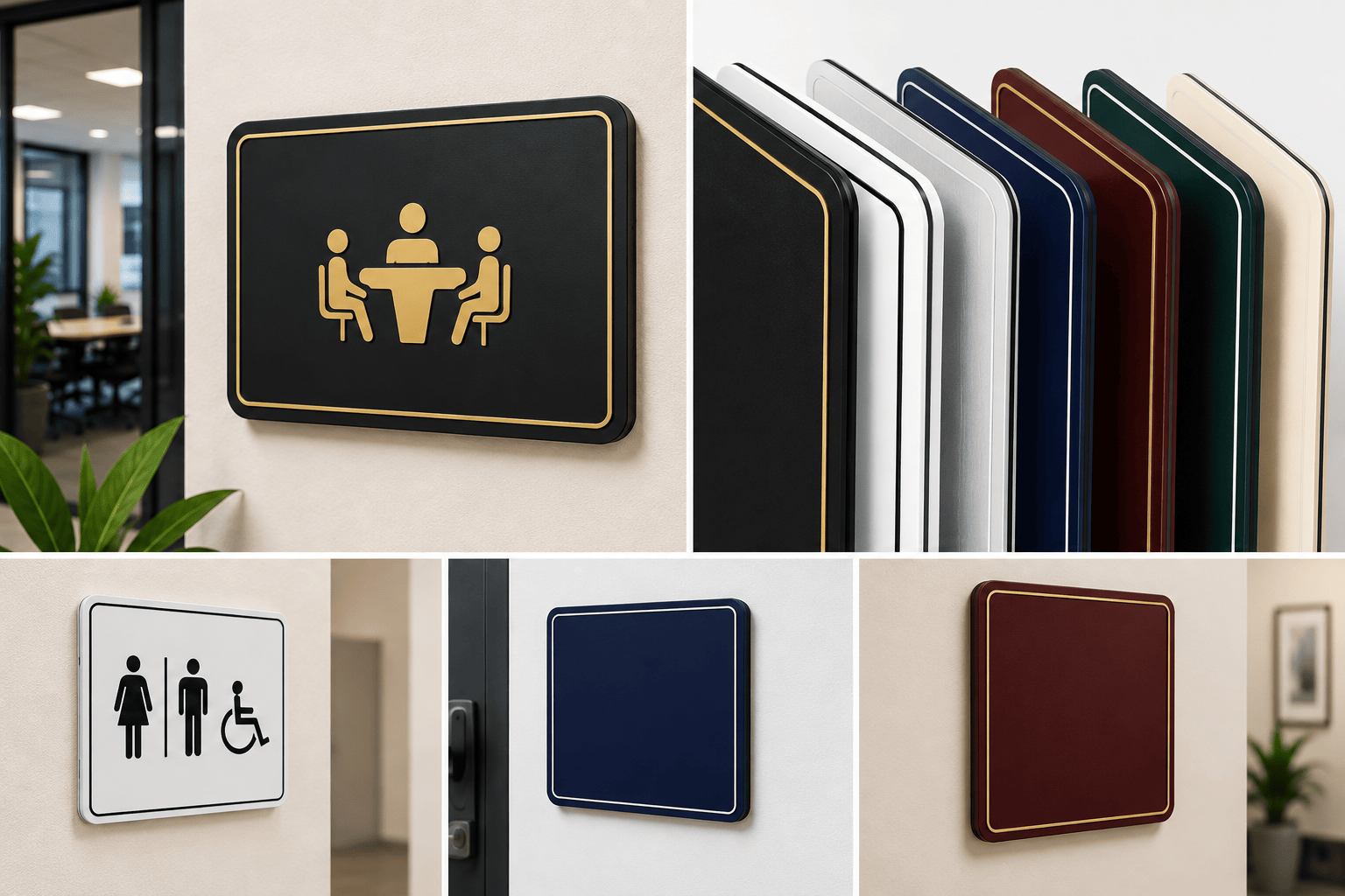 Custom Indoor Plastic Signs SGA Grp