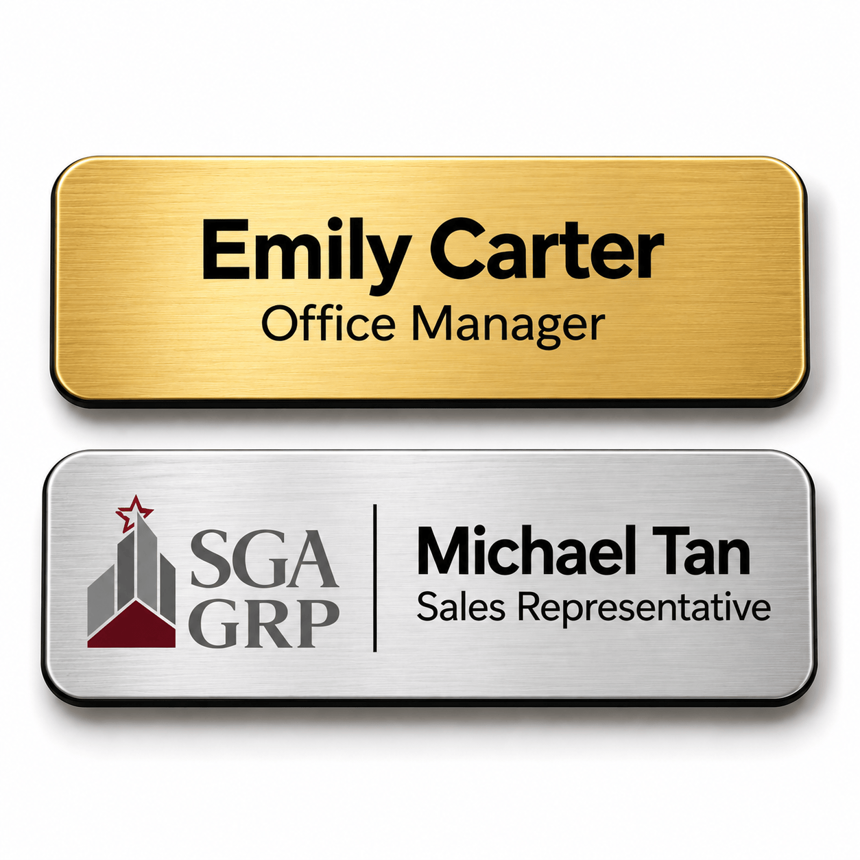 Custom Name Badge Creator SGA Grp