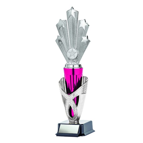 Dance Trophy - Silver Astral 5-star Loop (A3272) Pink Dance Quest Awards - Trophy