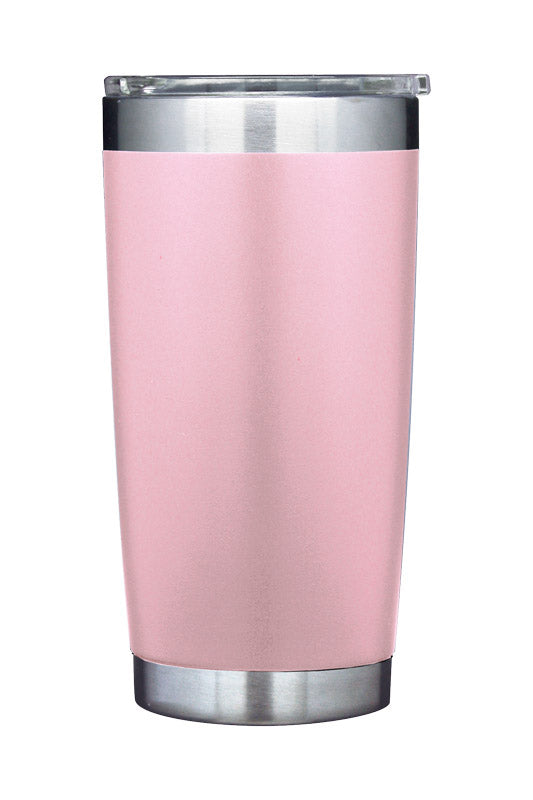 20 oz Tumbler, Plastic Pink – main view
