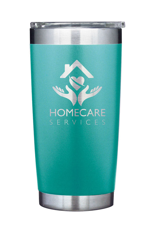 20 oz Tumbler, Plastic Teal – view 2