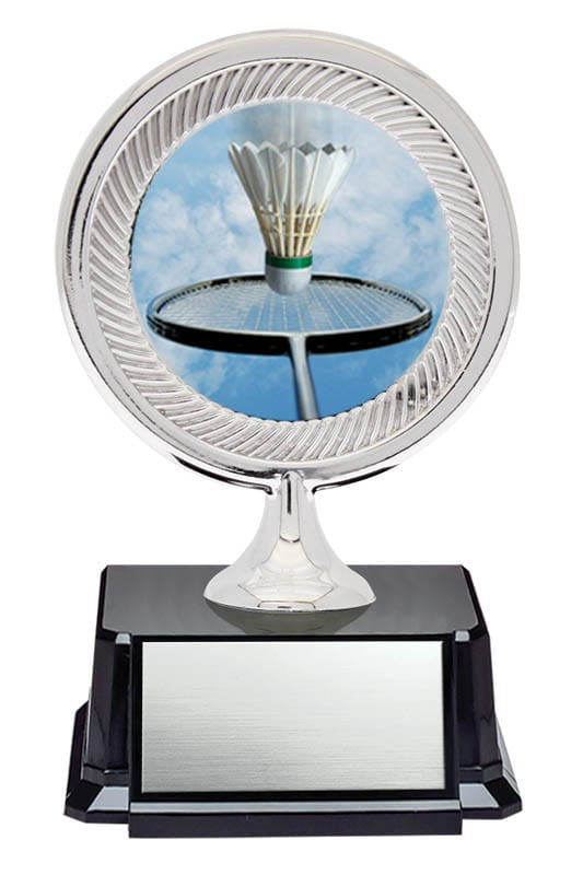 Economy Badminton Trophy on Base – 4 1/2