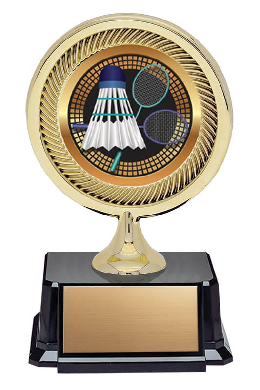 Economy Badminton Trophy on Base – 4 1/2