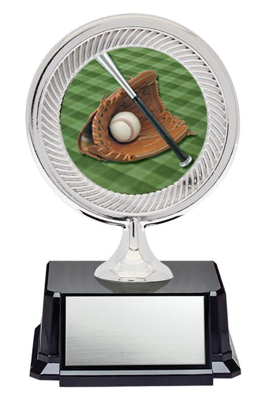 Economy Baseball Trophy on Base – 4 1/2