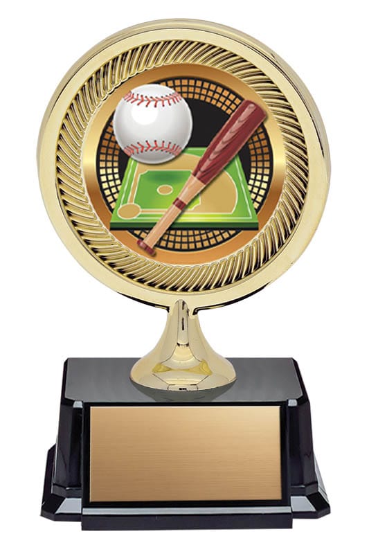 Economy Baseball Trophy on Base – 4 1/2