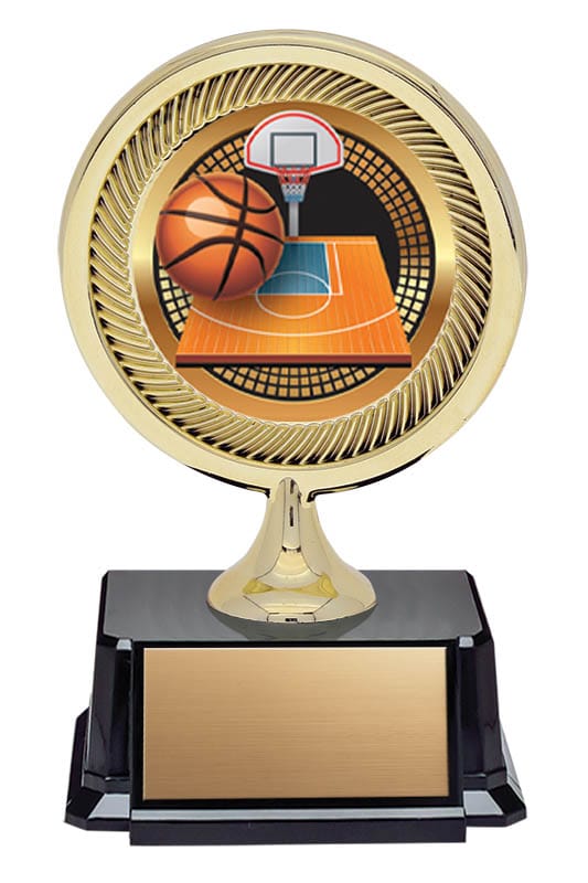 Economy Basketball Trophy on Base – 4 1/2