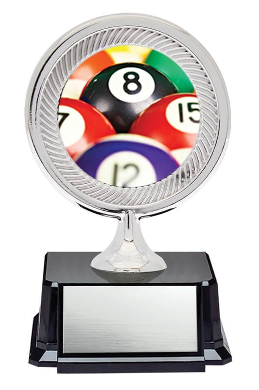 Economy Billiards Trophy on Base – 4 1/2