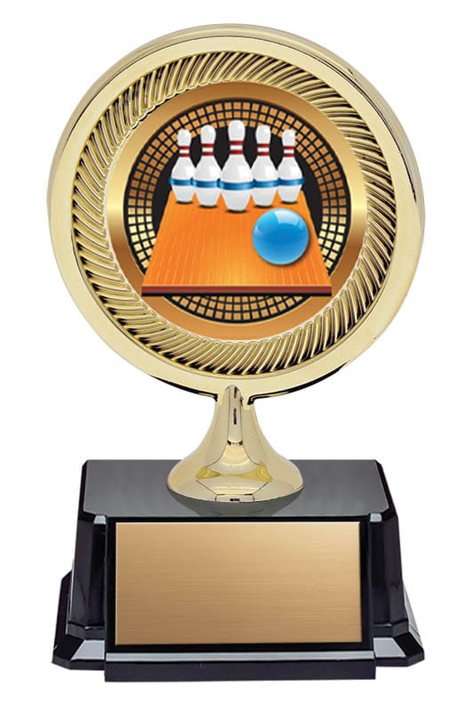 Economy Bowling Trophy on Base – 4 1/2