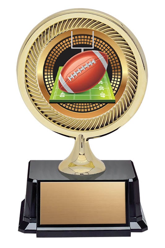 Economy Football Trophy on Base – 4 1/2