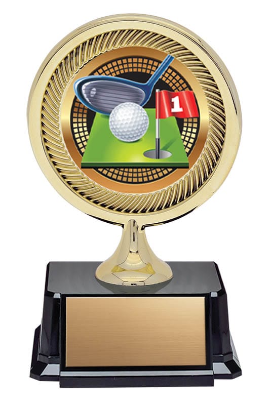 Economy Golf Trophy on Base – 4 1/2