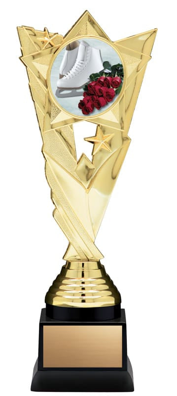 Economy Insert Award – Victory Insert Award Gold on Base – 9 1/2