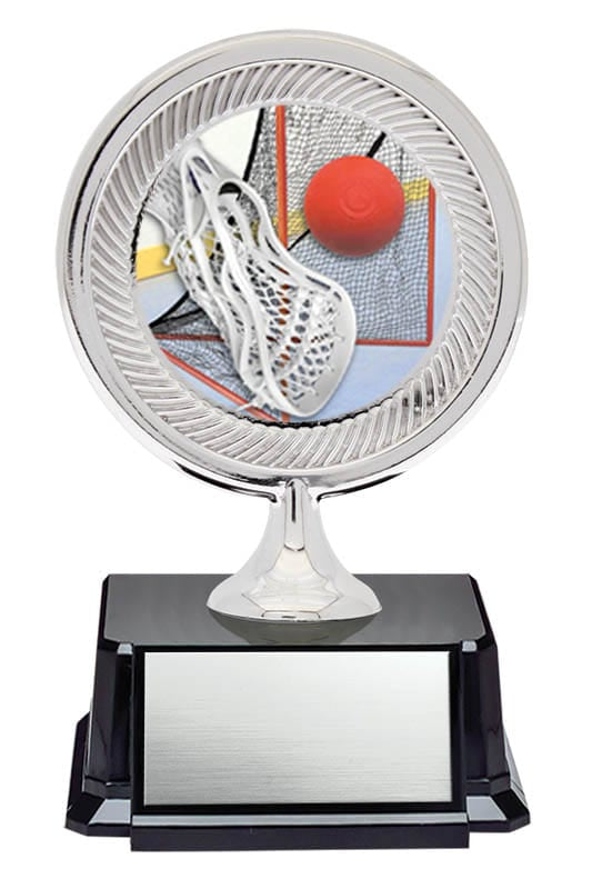Economy Lacrosse Trophy on Base – 4 1/2