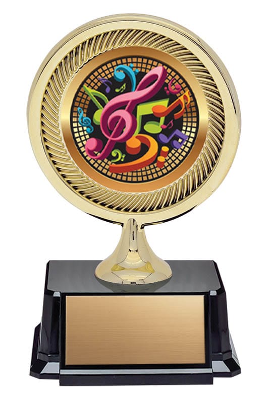 Economy Music Trophy on Base – 4 1/2