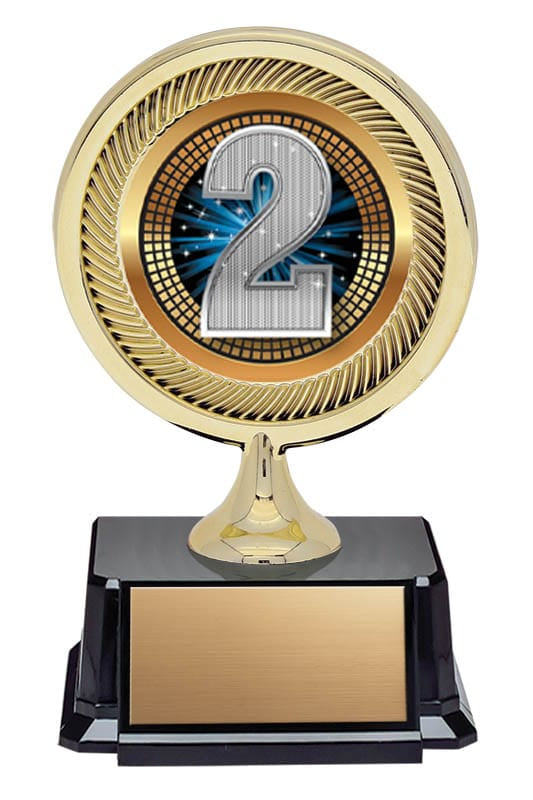 Economy Second Place Trophy on Base – 4 1/2