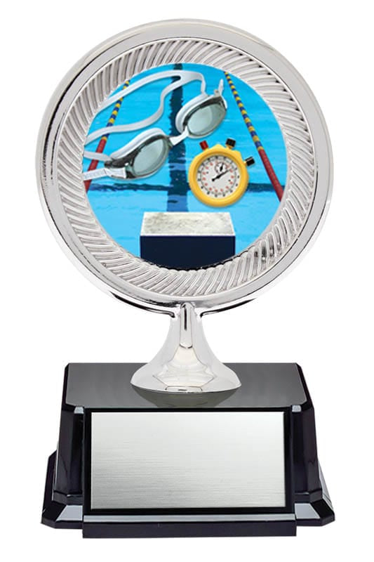 Economy Swimming Trophy on Base – 4 1/2