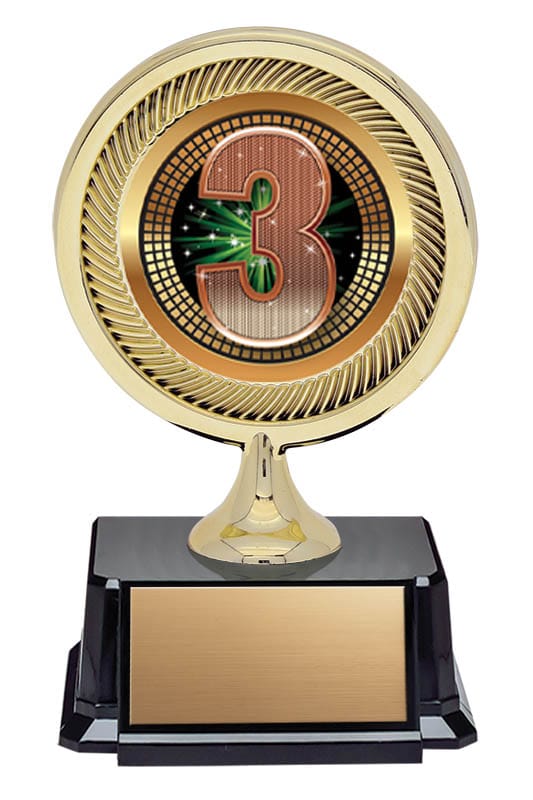 Economy Third Place Trophy on Base – 4 1/2
