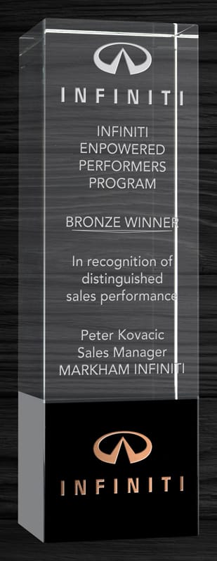 Elevation Crystal Award 7 1/2