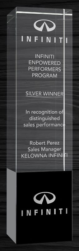 Elevation Crystal Award 7 1/2