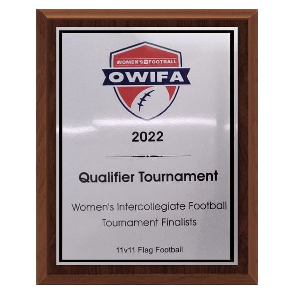 Elite Plaque - Colour Sublimated Plaques - 8 sizes (A5100) Plaque PDU