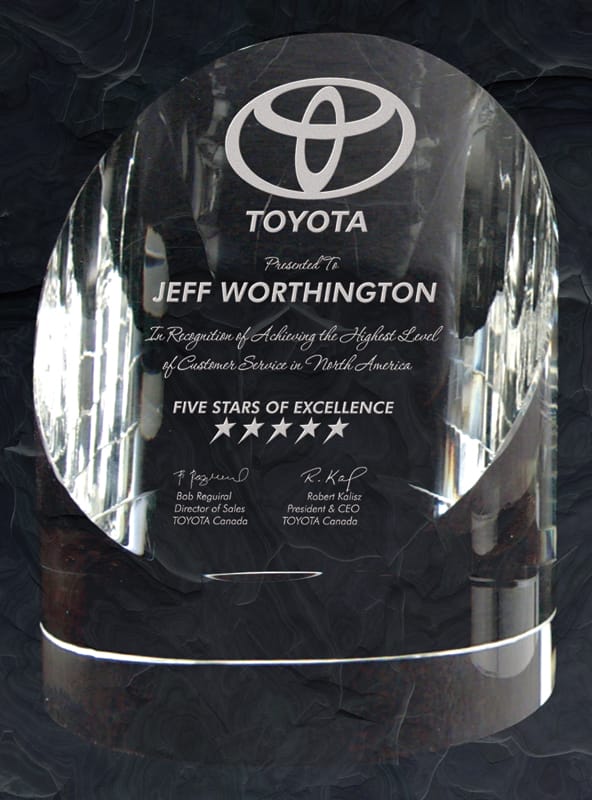 Exeter Crystal Award 3 5/8