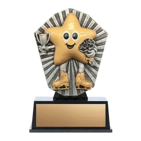Figure Skating Trophy - Little Star - 4 sizes (A6199) 4 3/4