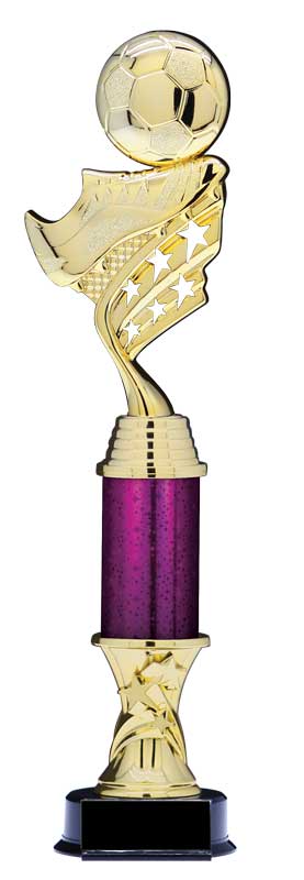 Helix Soccer Trophy with Star Riser, 14