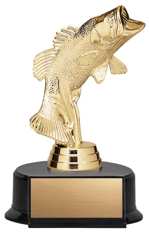 Largemouth Bass Figure ON Base Award