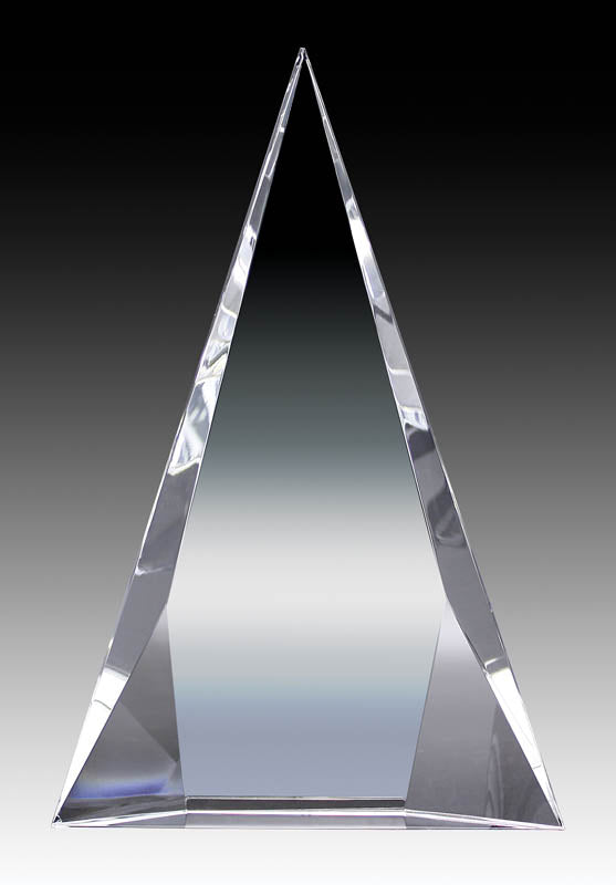 Regal Series Crystal Pyramid Crystal Award – main view