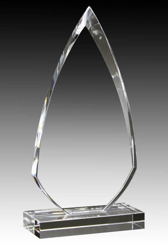 Regal Series Crystal Arrowhead w Base – main view