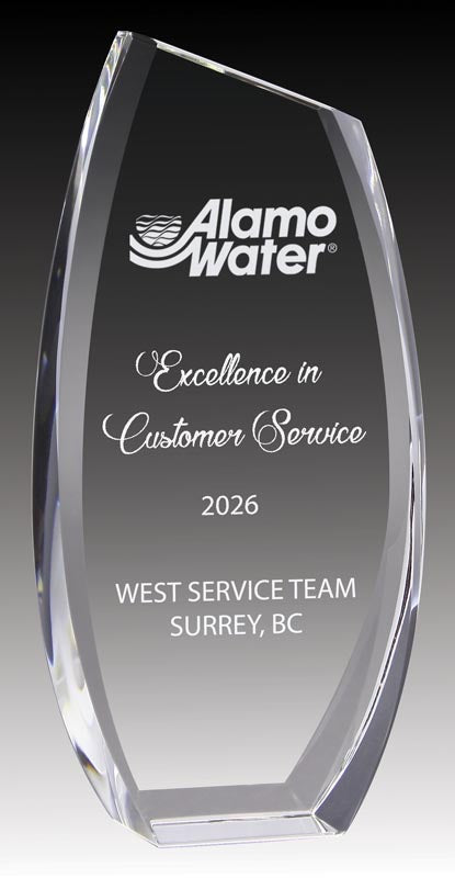 Crystal Slant Edge Award, 8.75
