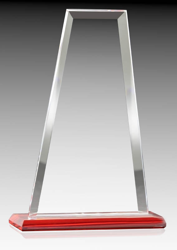 Gemstone Series Glass Summit with Red Base – main view