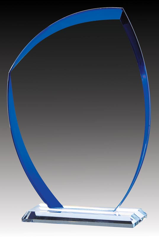Glass Curve Peak Clear with Blue Edge – view 3