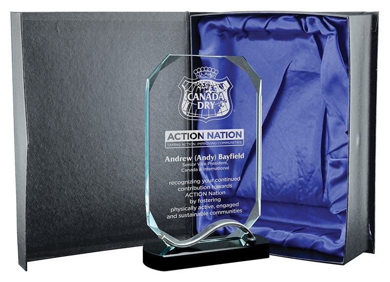 Glass Award - Nile Glass (A3706) Glass Award Quest Awards - Award