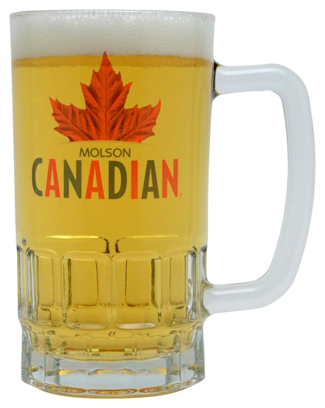 16 oz Sublimated Glass Beer Stein