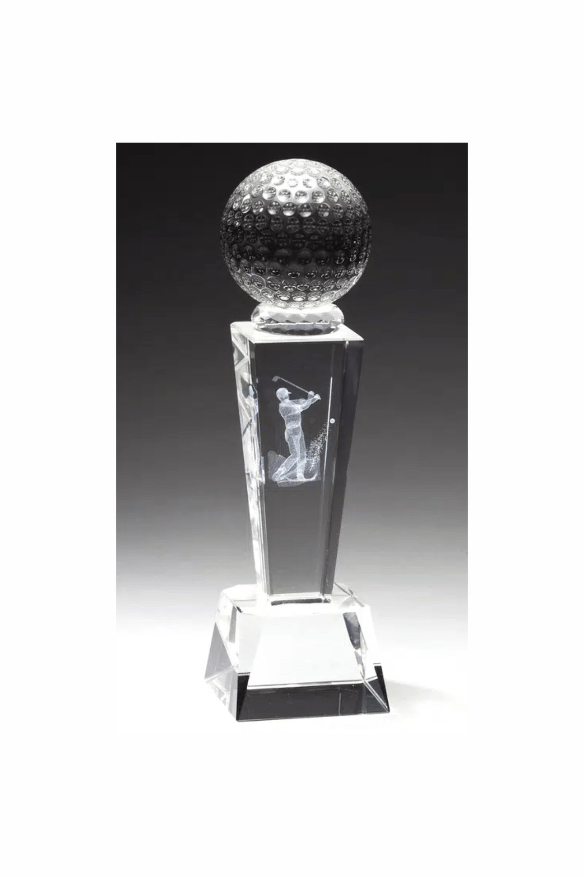 Glass Golf 3D Collegiate Series - Golf Male (A5104) Golf Discount Trophy