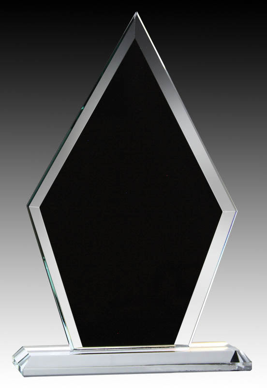 Onyx Series Clear/Black Glass Arrowhead – Screen – main view