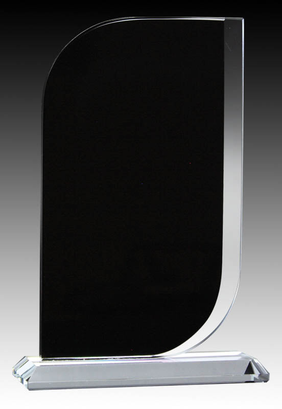 Onyx Series Clear/Black Glass Wave – Screen – main view